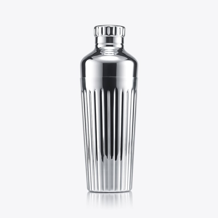 Harmonie Shaker Baccarat in Steel Silver View 1