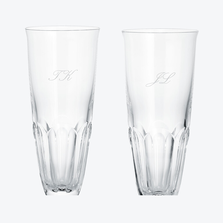 Harcourt Eve Flutes Baccarat, Champagne flute in Crystal Red