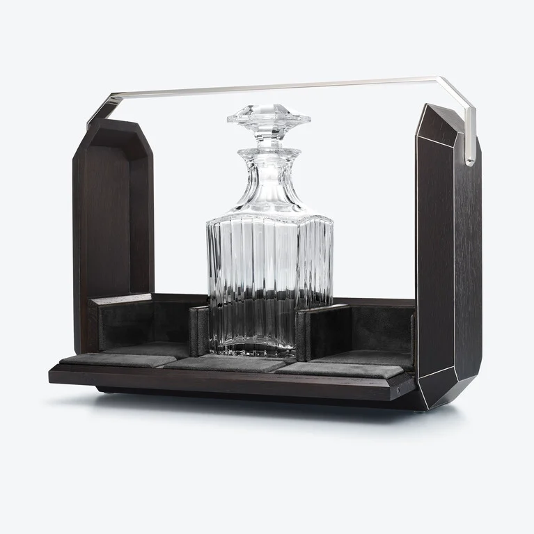 Octogone Tantalus Black Oak Baccarat in Wood Black View 2