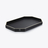 Octogone Tray L Baccarat in Recycled leather Black