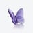 Lucky Butterfly Baccarat in Purple Crystal