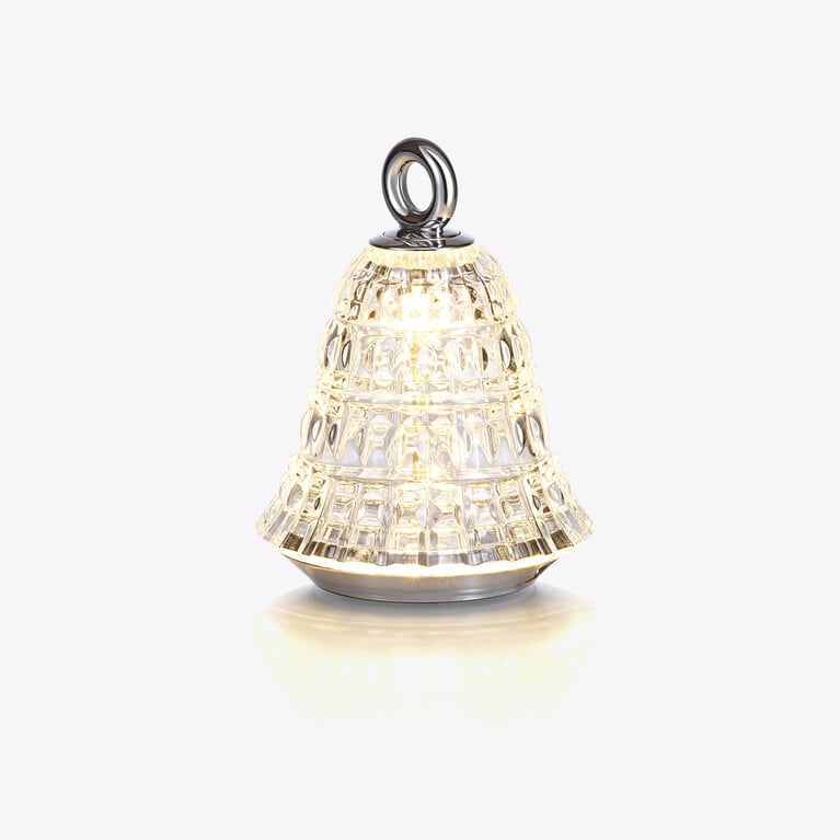 New Antique Clochette Nomadic Lamp Baccarat in Crystal Clear View 2