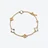 Mini M&eacute;dicis Armband Baccarat in Klarem 18-Karat Gold-Plated
