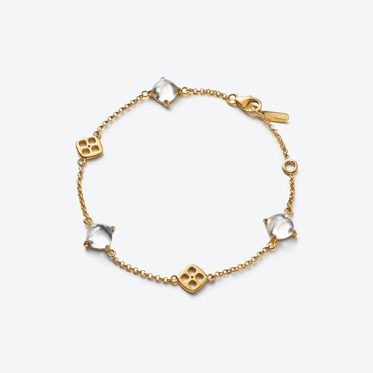 Mini M&eacute;dicis Armband Baccarat in Klarem 18-Karat Gold-Plated Siehe 1