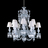 Zénith Chandelier Short (12L) Baccarat in Clear Crystal