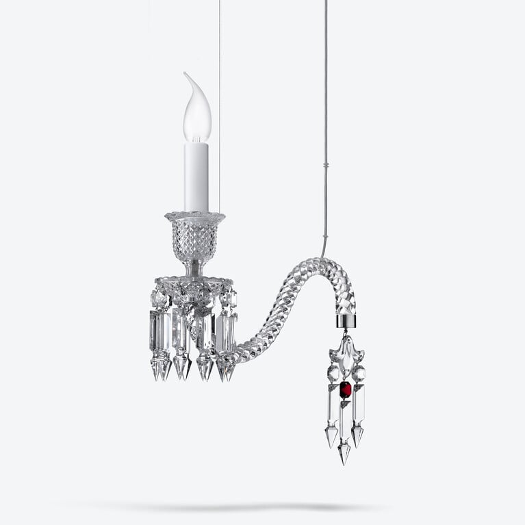 Fant&ocirc;me Ceiling Lamp Baccarat in Clear Crystal View 1