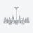 Paris Chandelier (24L) Baccarat in Clear Crystal