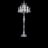 Z&eacute;nith Candelabra (12L) Baccarat in Crystal Clear
