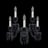 Zénith Wall Unit Black (5L) Baccarat in  Black