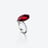 Fleurs de Psyd&eacute;lic Silver Ring Baccarat in Silver Red
