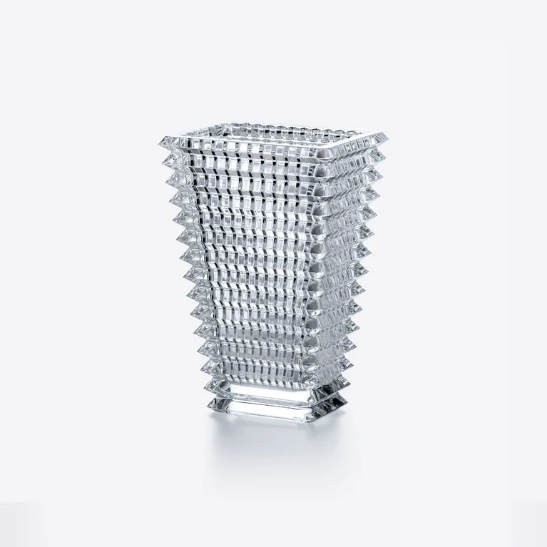 مزهرية آي مستطيلة S Baccarat من كريستال شفاف عرض 1