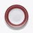 Arcadia Deep Plates Baccarat in Porcelain Red