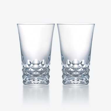 スウィング ハイボール2客セット Baccarat、クリアのクリスタル製のカクテルグラス