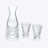 Swing Sake Carafe & Glasses Set Baccarat in Crystal Clear