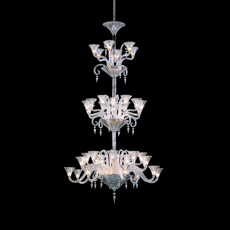 Mille Nuits Chandelier (42L) Baccarat in Crystal Clear View 1