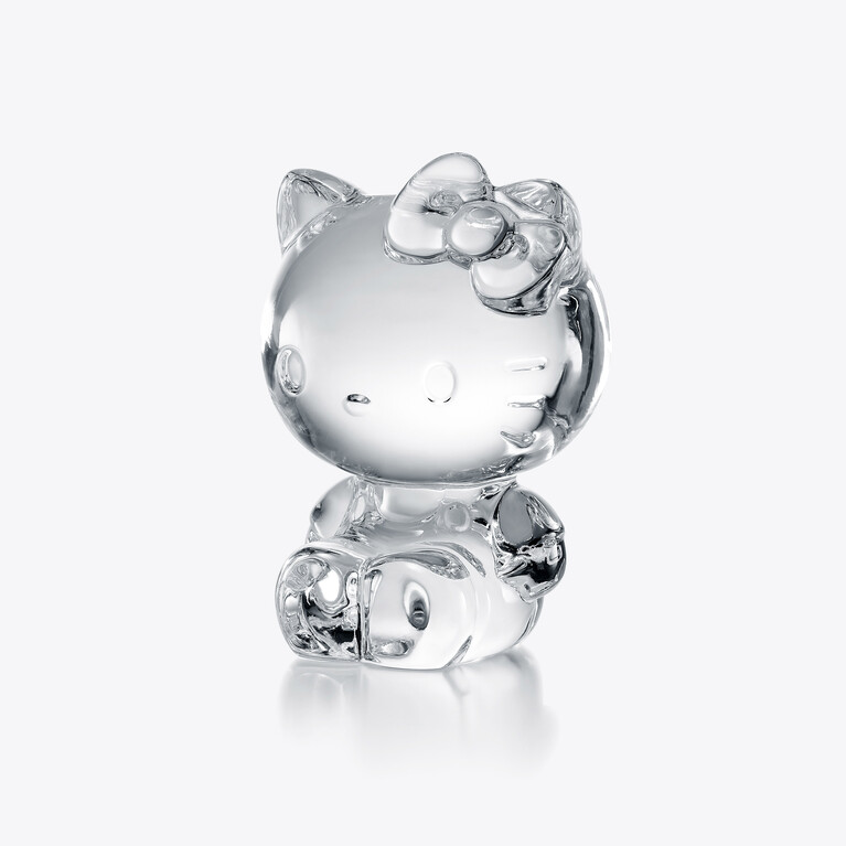 Hello Kitty Figurine Baccarat in Clear Crystal