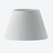 Tourbillon Lampshade Baccarat in Taffeta White