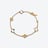Mini Médicis Bracelet Baccarat in Gold Plated Clear
