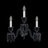 Z&eacute;nith Wall Unit Black (3L) Baccarat in Crystal Black
