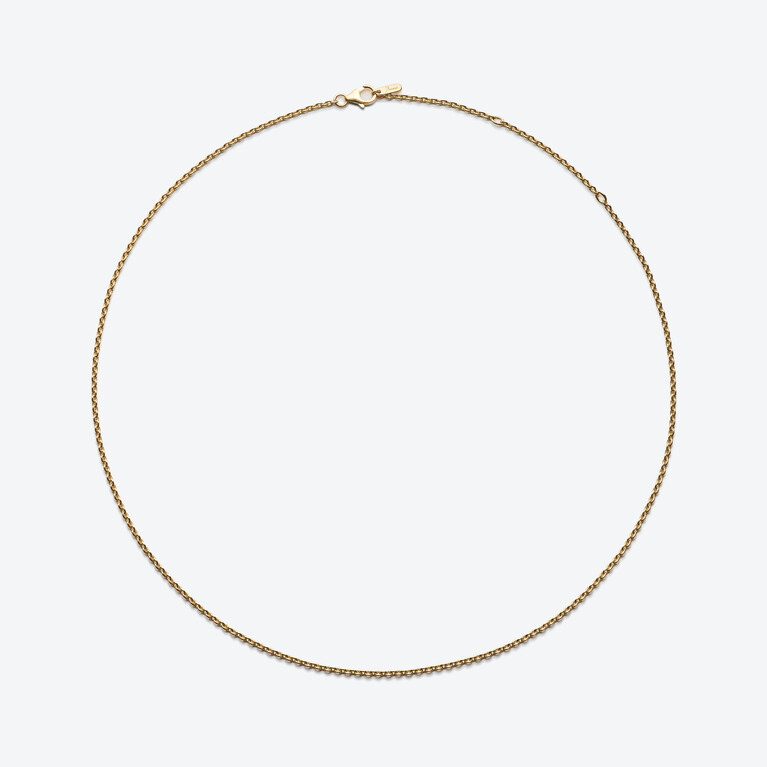 Forcat Mid-lenght Chain Baccarat in 18-Karat Gold-Plated Silver