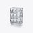 Vase Louxor Rectangulaire Baccarat en Cristal Clair