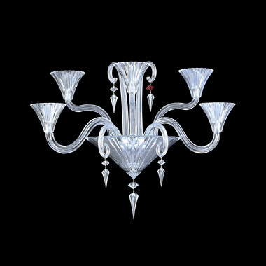 Mille Nuits Wall Sconce Baccarat in Crystal Clear