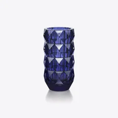 Select Vase Louxor Rond S Baccarat en Cristal Bleu