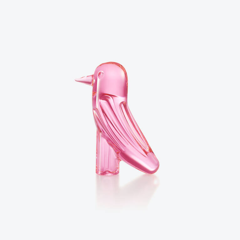 水晶动物之都 粉红鸟雕塑, 粉红色
