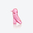 FAUNACRYSTOPOLIS 粉紅雀鳥雕塑, 粉紅色