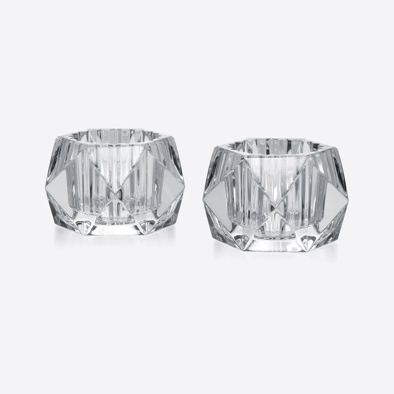 Portacandela Louxor Baccarat in Cristallo Clear Vedere 2