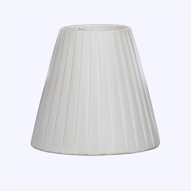 Fant&ocirc;me Lampshade Baccarat in Taffeta White View 1