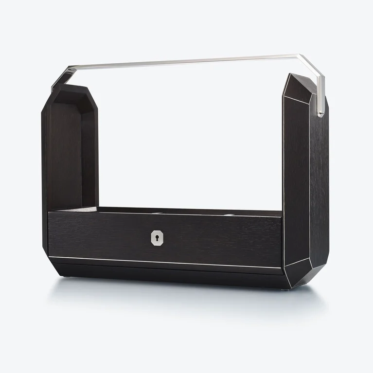 Octogone Tantalus Black Oak Baccarat in Wood Black View 1
