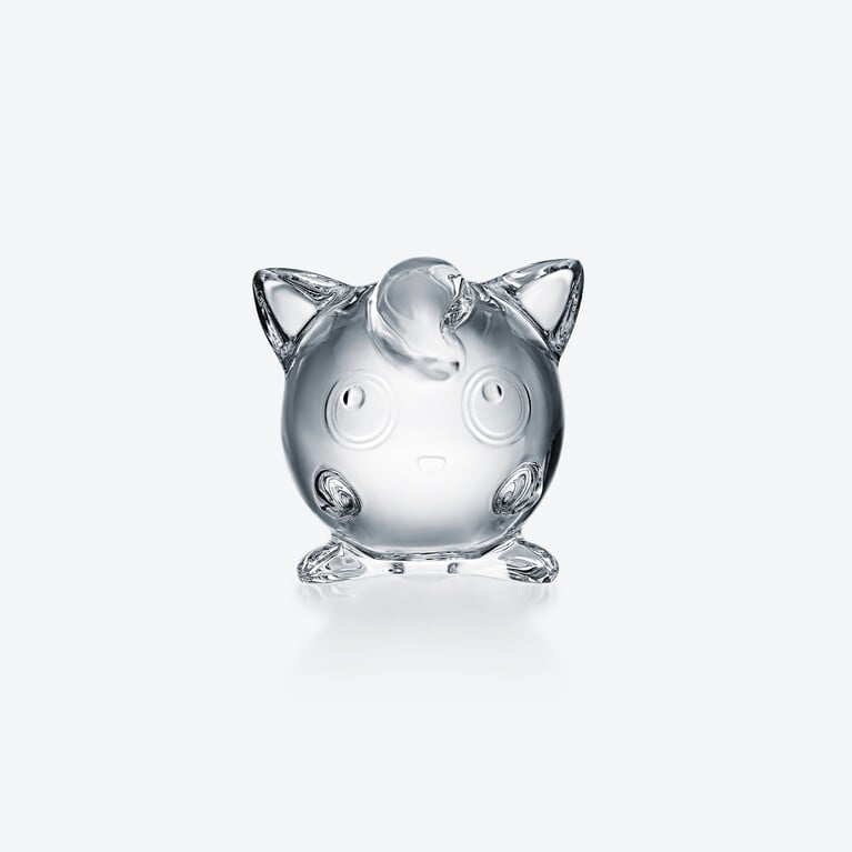 Pok&eacute;mon Jigglypuff Figurine Baccarat in Crystal Clear View 1