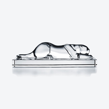 Héritage Panther Sculpture  Baccarat