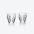 Harcourt Talleyrand Tumblers Baccarat, Spirit glass in Crystal Clear