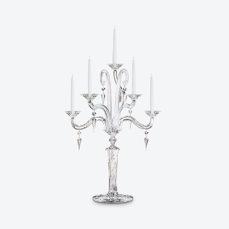 Mille Nuits Candelabra (5L) Baccarat in Crystal Clear View 1