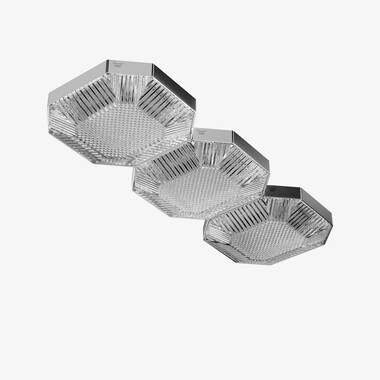 Octogone Ceiling Unit Baccarat in Clear Crystal