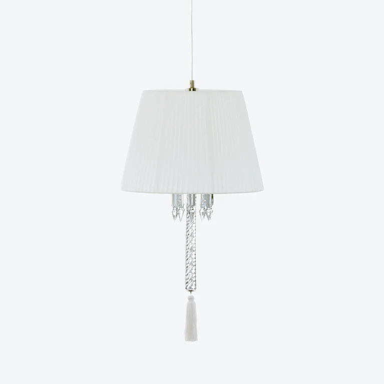 Torch Ceiling Lamp Baccarat in Crystal White View 1