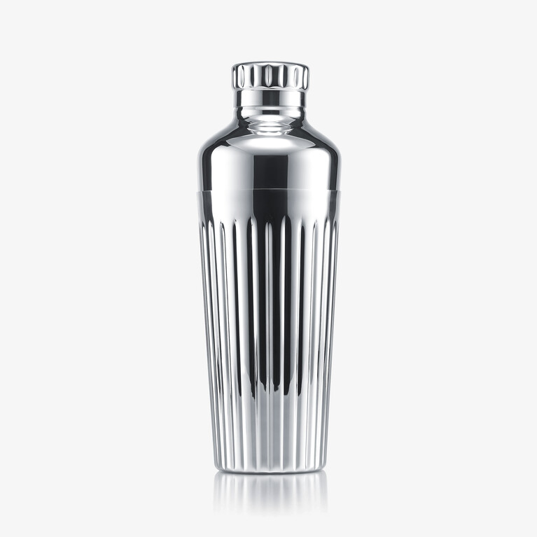 Harmonie Shaker Baccarat in Steel Silver View 1