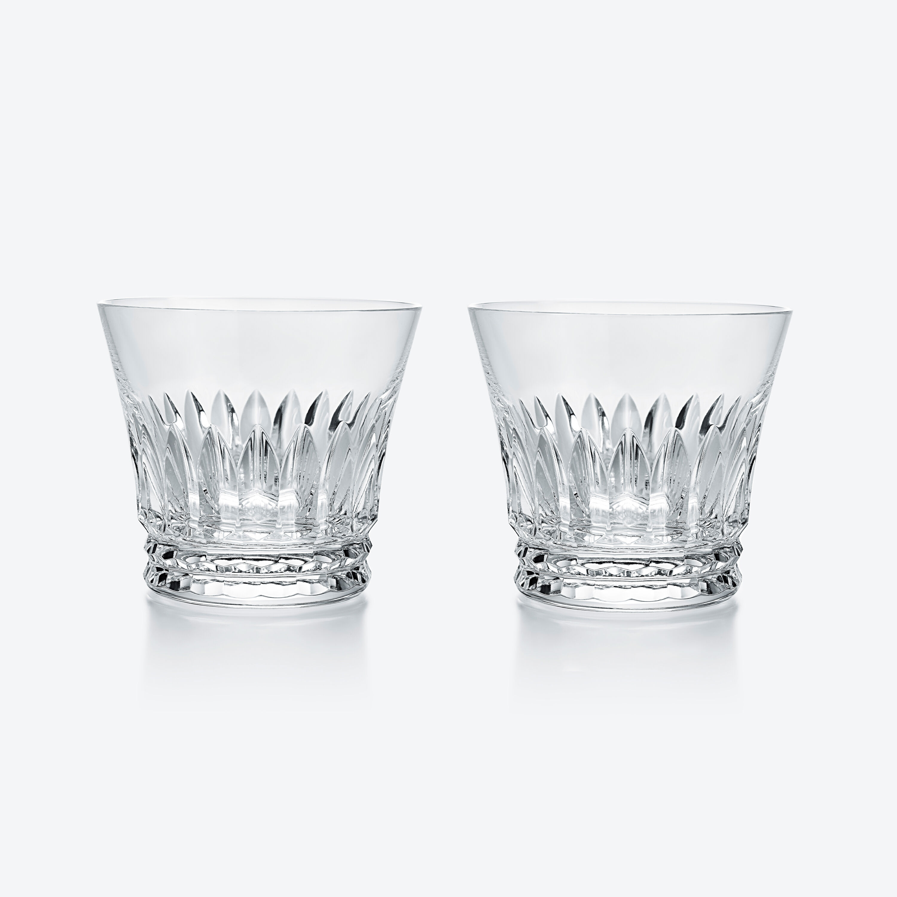 新品 未使用 Baccarat ティアラ ペアタンブラー 2個セット イヤーグラス 2021年刻印 クリスタルグラス ロックグラス ペアグラス バカラ