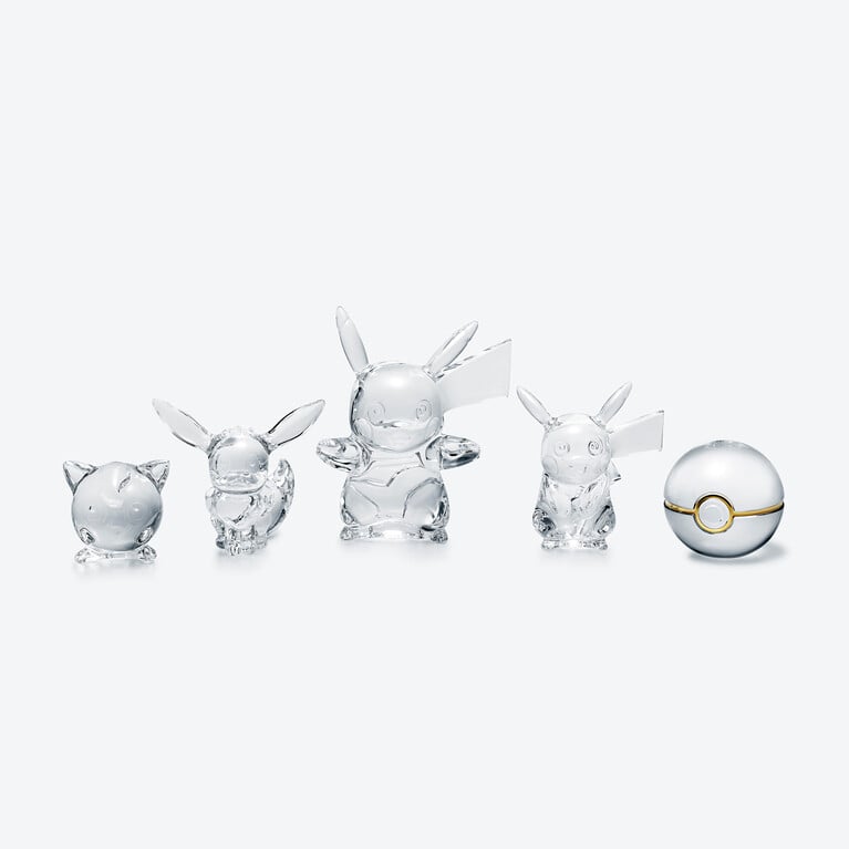 Pok&eacute;mon Eevee Figurine Baccarat in Crystal Clear View 2