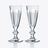아코어 1841 플루트(HARCOURT 1841 FLUTE) Baccarat, 클리어 크리스탈로 만든 샴페인 플루트