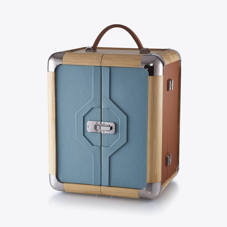 Octogone Trunk Harmonie Baccarat in Leather Multicolor View 1