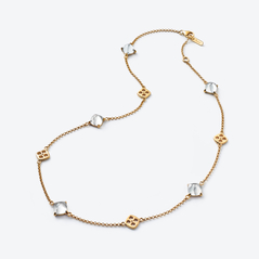 Select Mini M&eacute;dicis Necklace Baccarat in Clear 18-Karat Gold-Plated