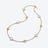 Mini Collier M&eacute;dicis Baccarat en Argent plaqu&eacute; or 18 carats Clair