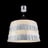 Tuile de Cristal Chandelier Frozen Silver L Baccarat, 銀色水晶製成
