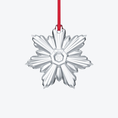 Noël Annual Ornament Palmette 2025 Baccarat in Crystal Clear