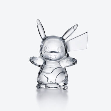 Pok&eacute;mon Pikachu Figurine Baccarat in Clear Crystal
