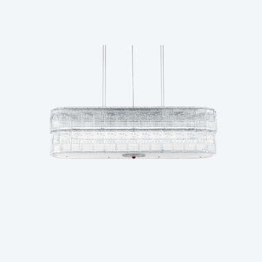 Tuile de Cristal Piccadilly-Kronleuchter Rechteckig Siehe 1