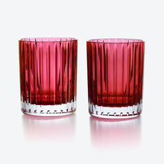 Select Harmonie Tumblers Colors of Joy Baccarat, Water glass in Crystal Red